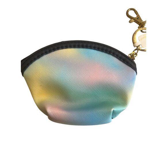 Simply Southern Believe Own Magic Unicorn Keychain Pouch Pastel Rainbow NWT - Picture 3 of 5